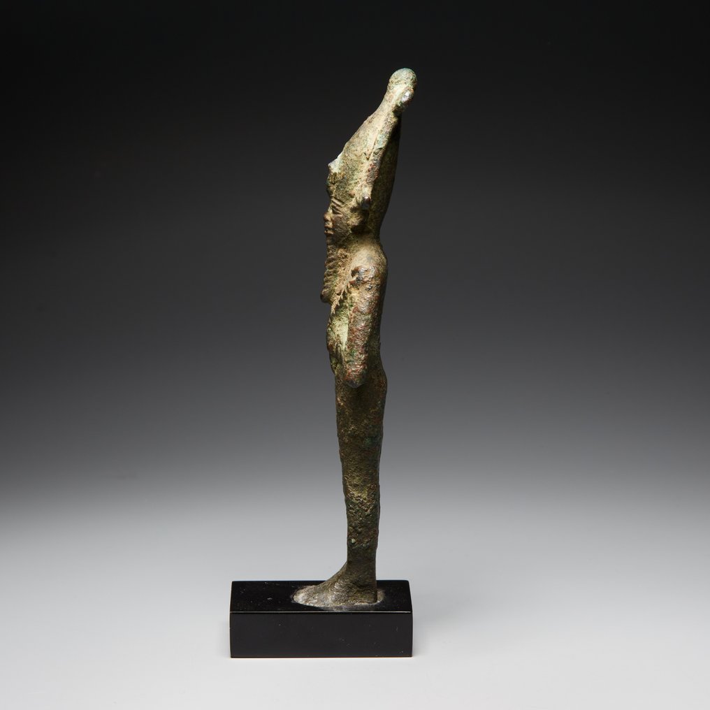 Antico Egitto Bronzo Figura di Osiris, dio. Periodo tardo, 664 – 332 a.C. Altezza 10,5 cm. #4.3