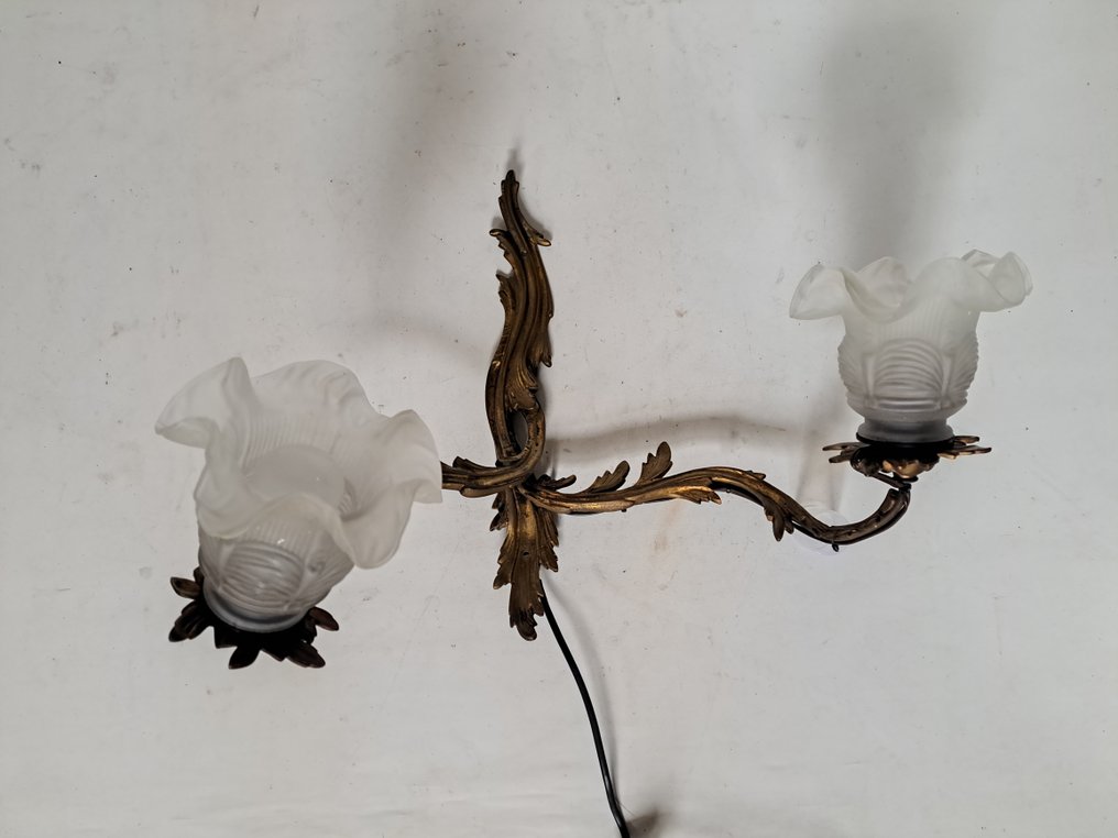 壁燈 - 鑄造黃銅 - A-symetrisch /新艺术运动 #4.3