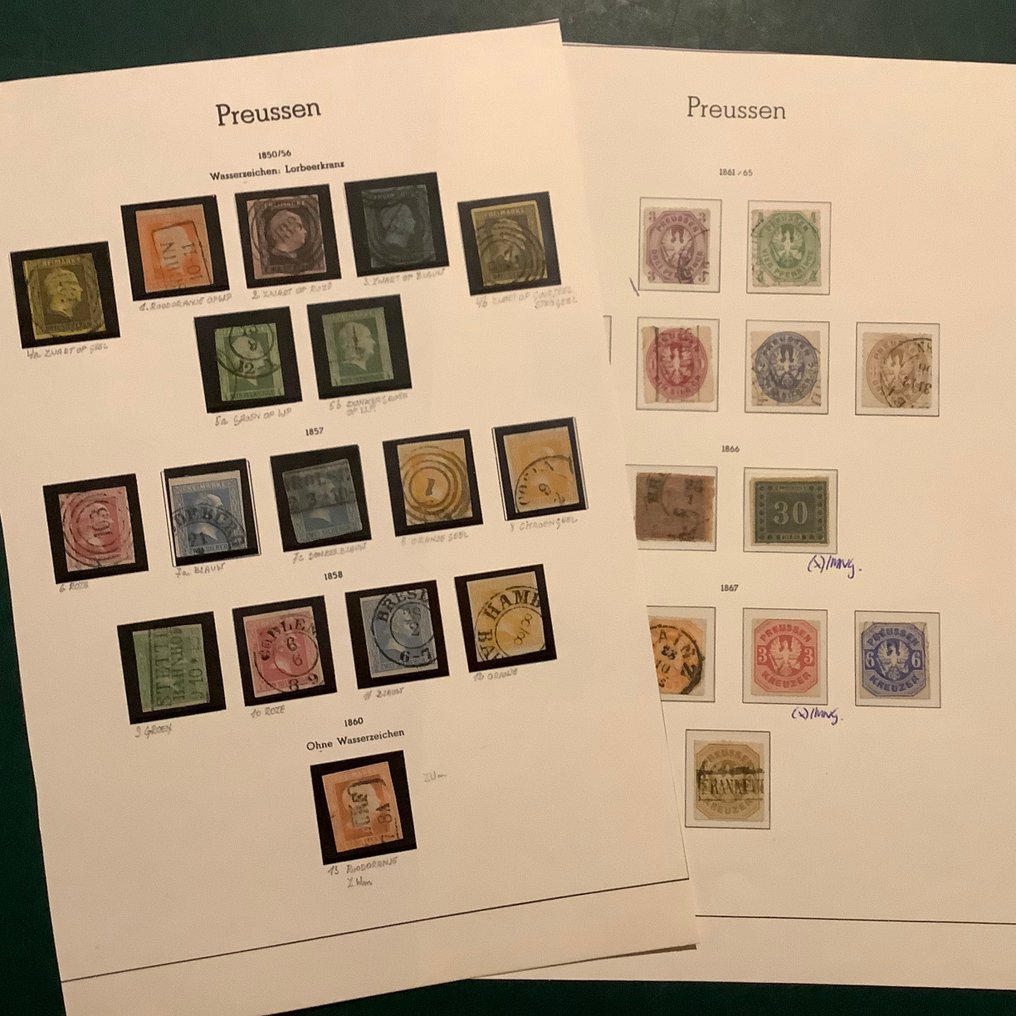 Πρωσία 1850/1186 - Όμορφη συλλογή σε άλμπουμ. - Michel 1/26 #1.0