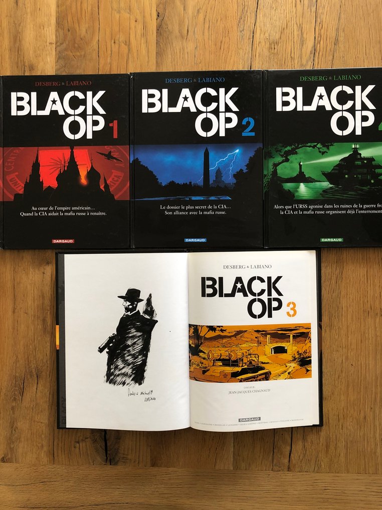 Black Op T1 à T4 + dédicace - 4x C - EO/Ré - 4 Albums - 2007/2008 #1.0