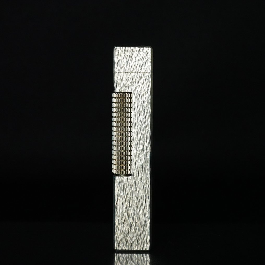 Dunhill - Fine Bark Pattern Rollagas Lighter - 沒有保留價 - 打火機 - 鍍銀 #2.1