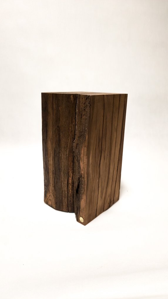 The Forest - Art & Woodworking Studio - Side table - Oak - Recycled Oak Log Coffee Table #1.0