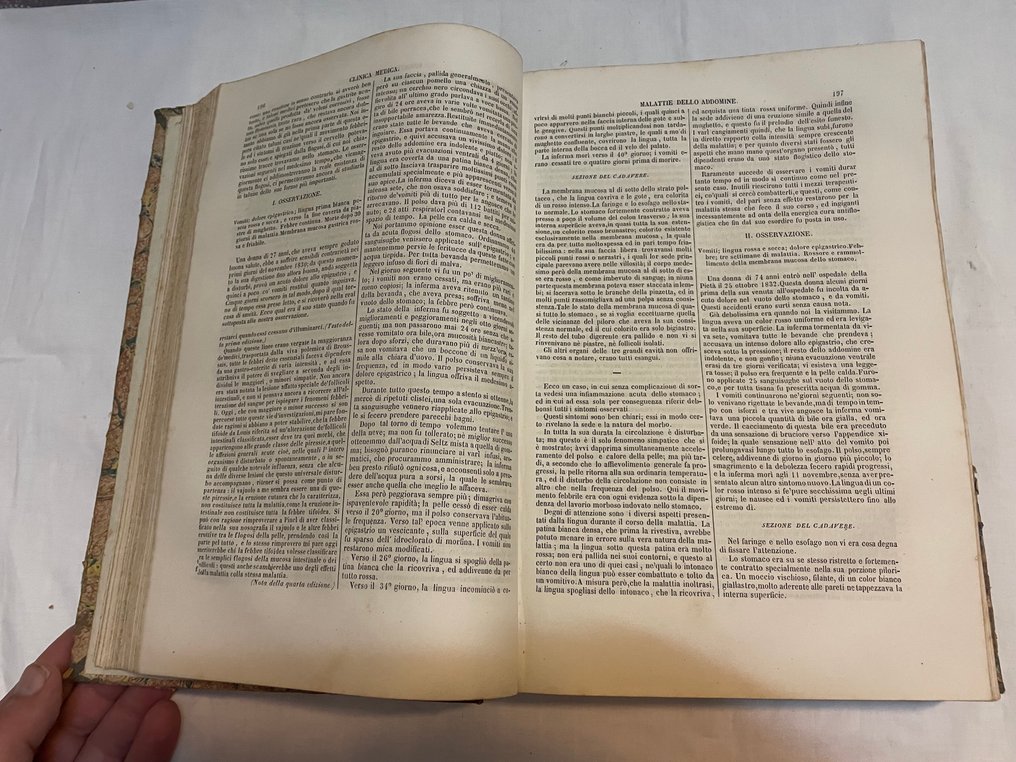G. Andral - Giovanni Rajberti - Clinica medica ossia scelta di osservazioni raccolte nello ospedale della carità (Clinica Lerminier) - 1840 #3.2