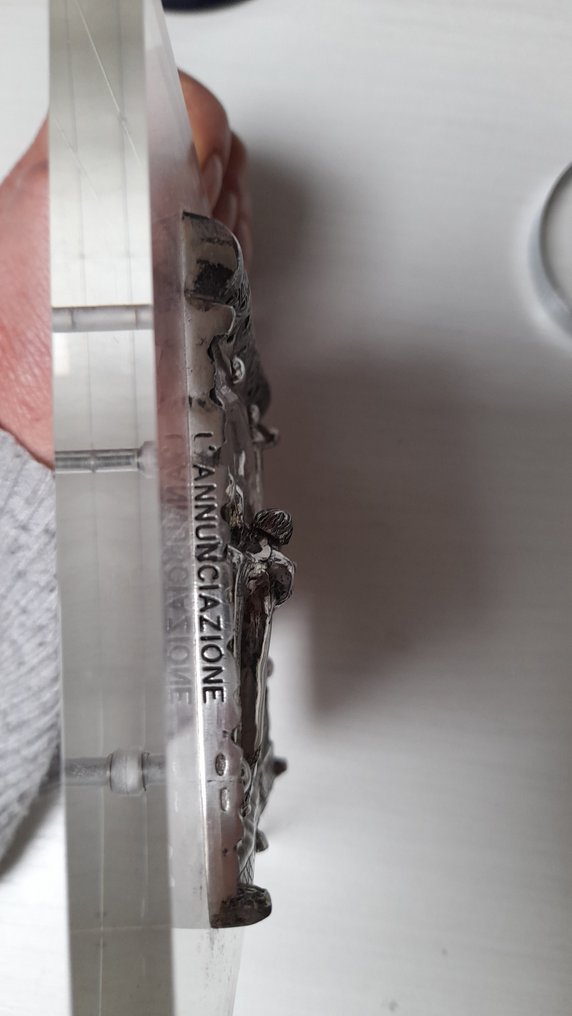 Sculpture, Annunciazione - 14 cm - .925 silver - 1998 #2.1