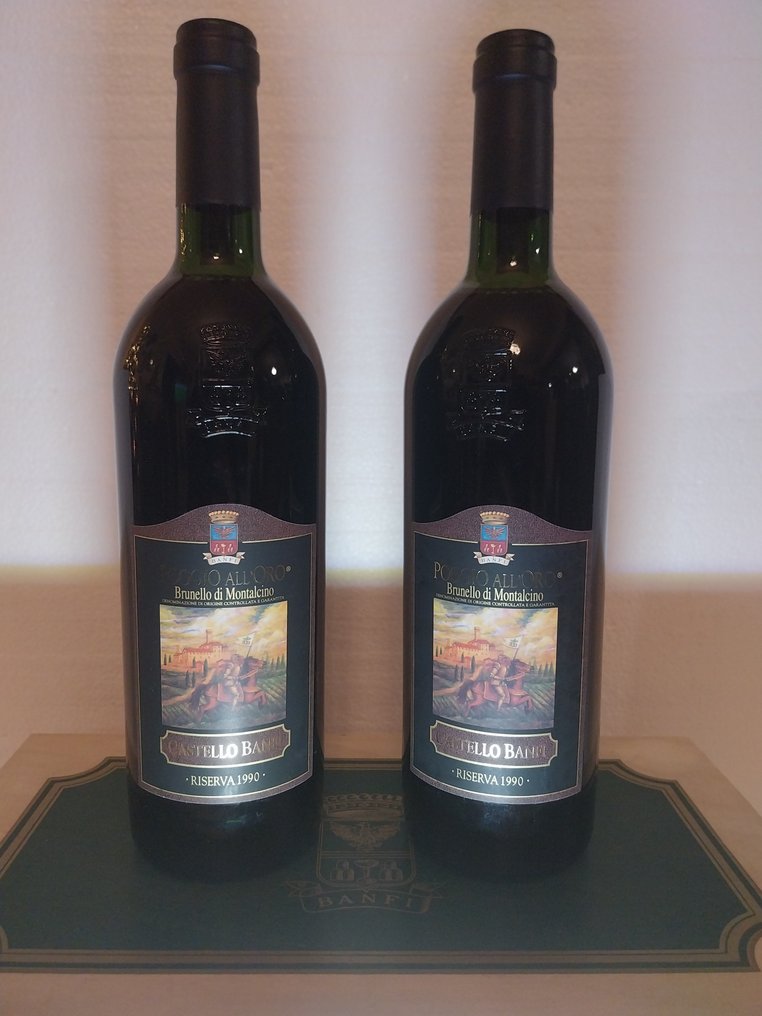 1990 Banfi Poggio All'Oro - 蒙达奇诺·布鲁奈罗 Riserva - 2 Bottles (0.75L) #3.2