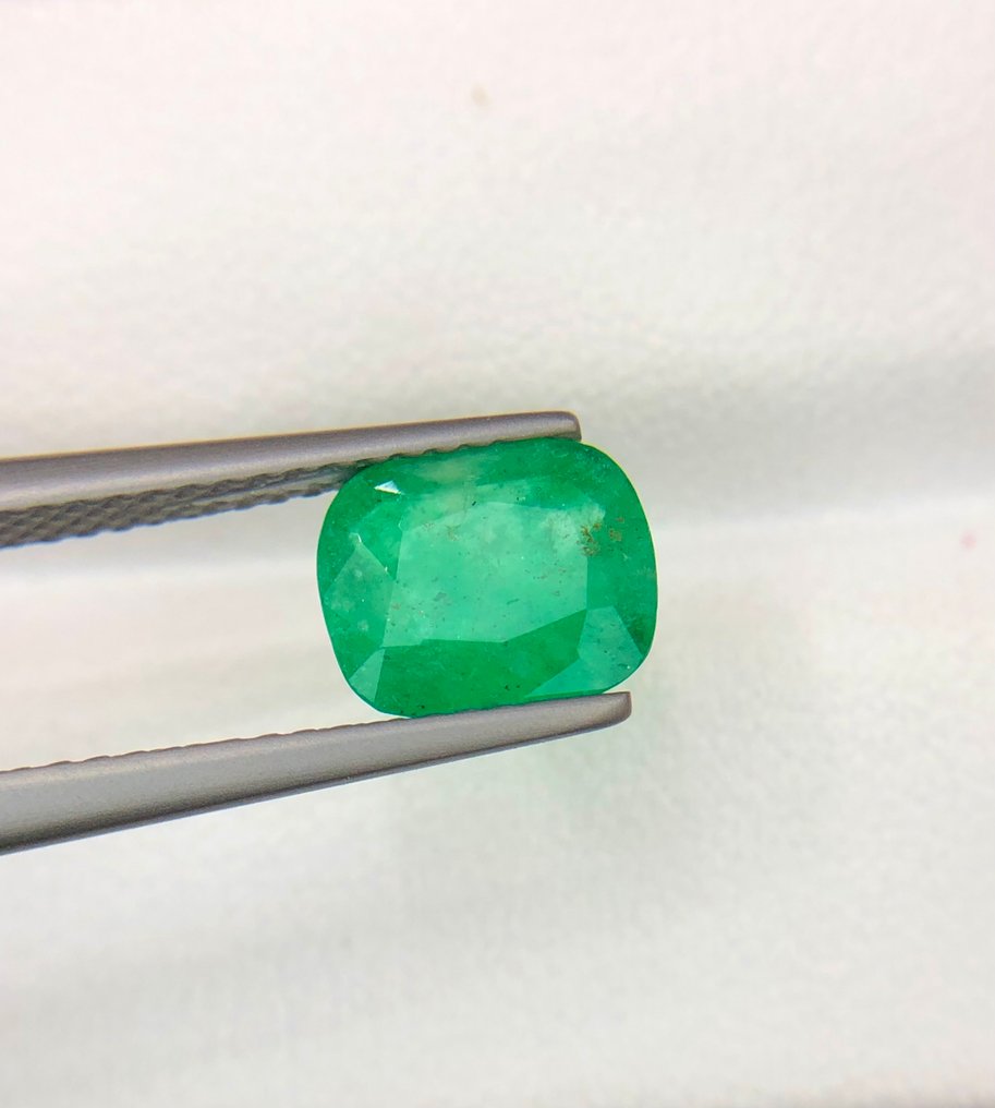 没有保留价 绿色 祖母绿  - 1.27 ct - 国际有色宝石协会（ICA GemLab） - 自然甜美的翡翠 #1.0
