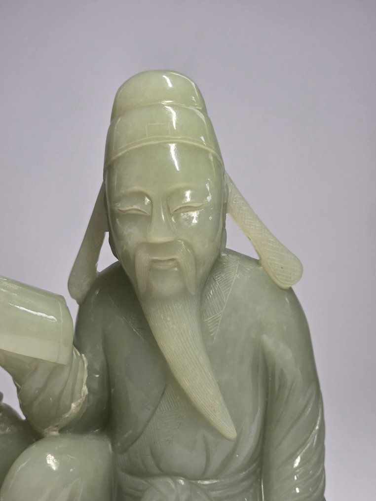 一位老人的雕塑 - 石头 - 中国 - 20世纪 #1.0