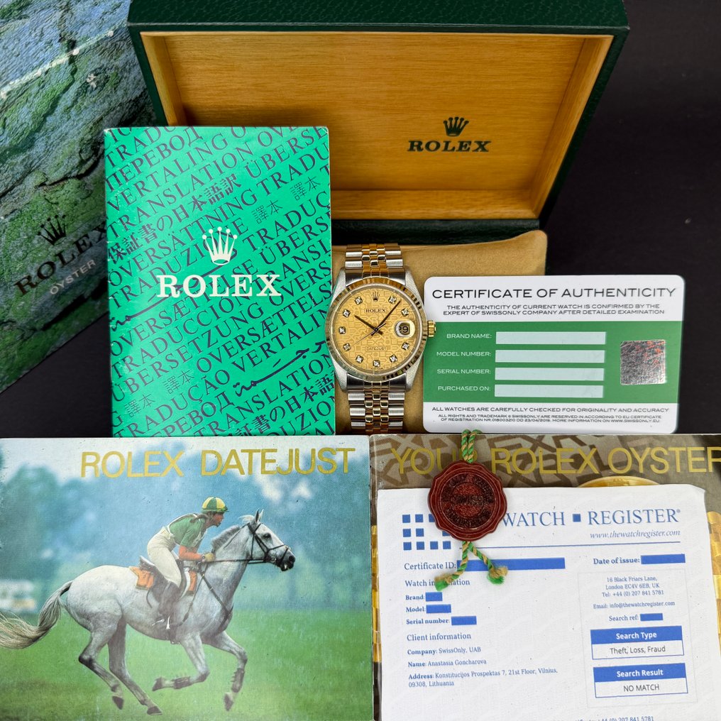 Rolex - Datejust - 16233 - 中性 - 1994 #1.0