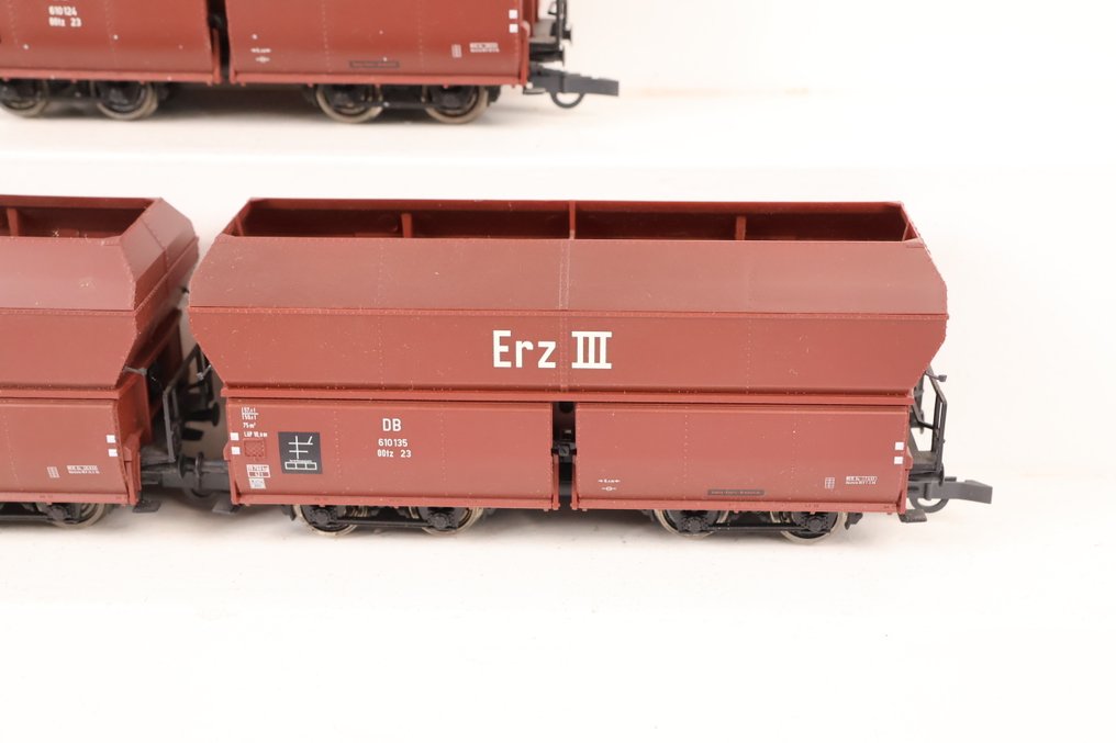 Brawa H0轨 - 2005 - 模型火车货车组 (1) - Drie zelflossers Erz III - DB #1.0