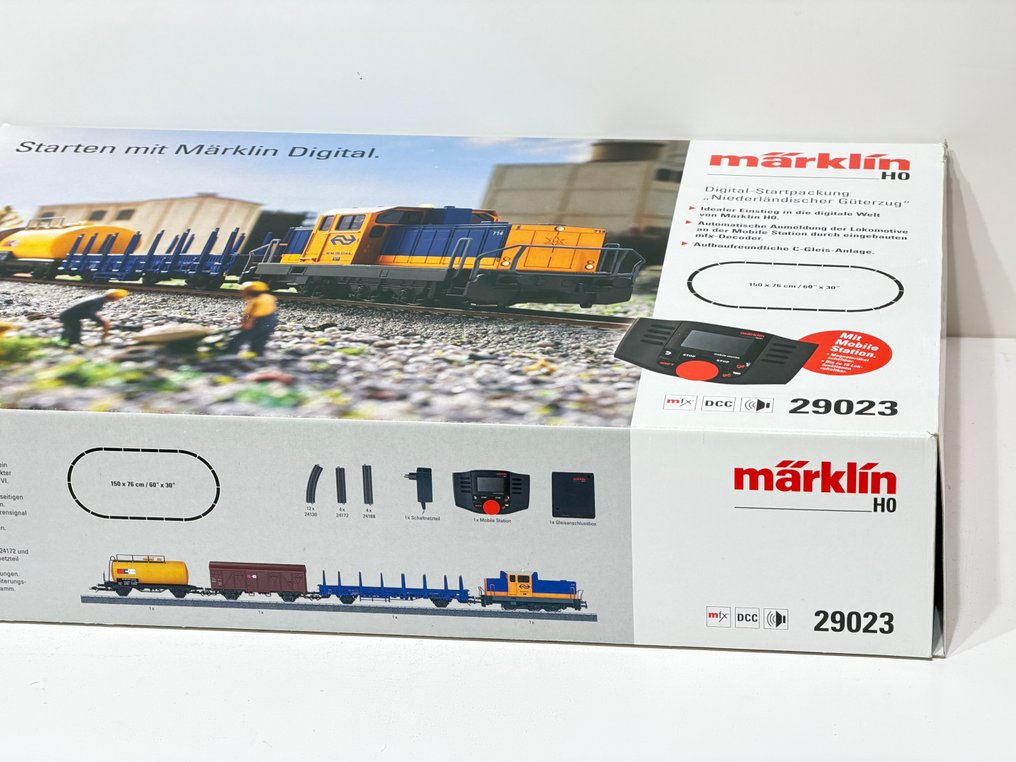 Märklin H0 - 29023 - Set pentru începători (1) - Tren de marfă olandez din setul de start digital. - NS #1.0