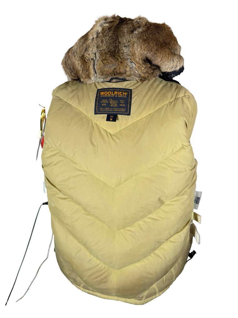 WOOLRICH Exclusive glamour Bomber REAL fur Boulder Coat down Jacket - No reserve price - Tg. M - Coat #3.2