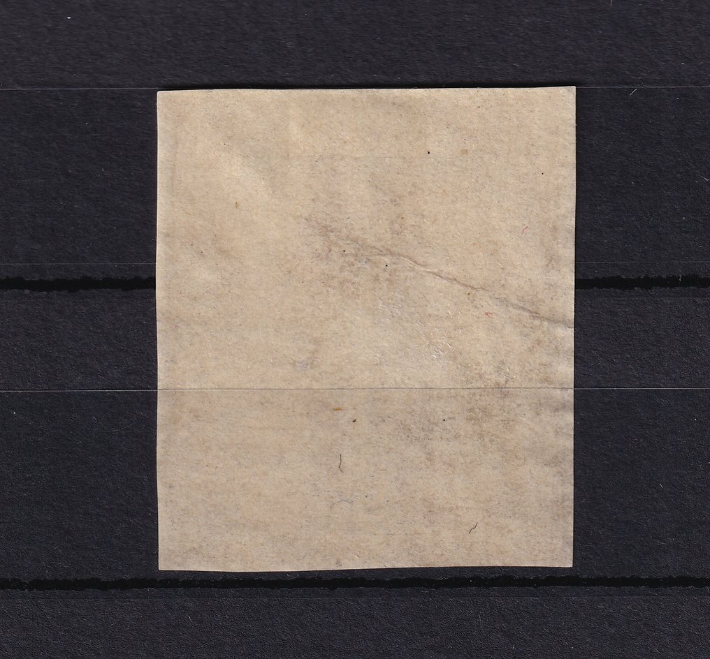 France 1853 - €4200, rare set of 4 of the 10 cents bistre type I - Yvert n°13A #1.0