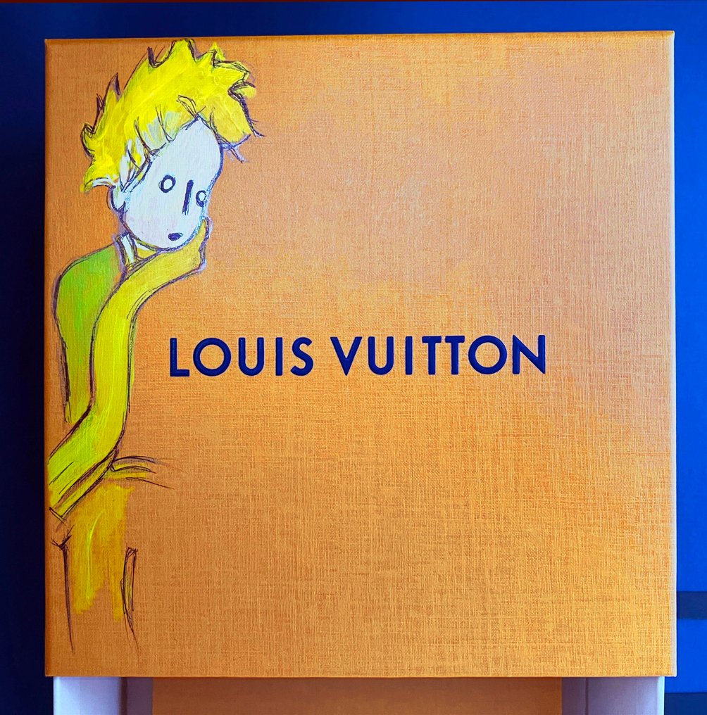 Preeki11 Eredeti műalkotás - The Little Prince Louis Vuitton – Hand Signed - Framed #4.3