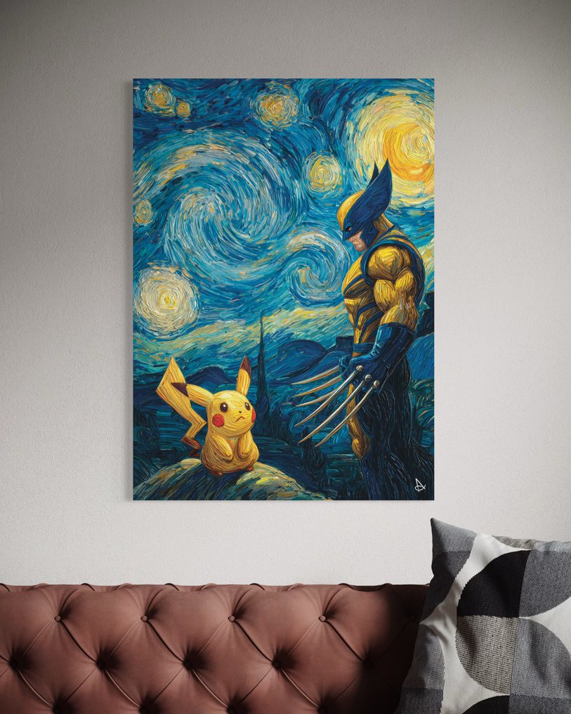 ANDSAL - Pikachu & Wolverine Van Gogh Tribute V2 Special Limited Edition #4.3