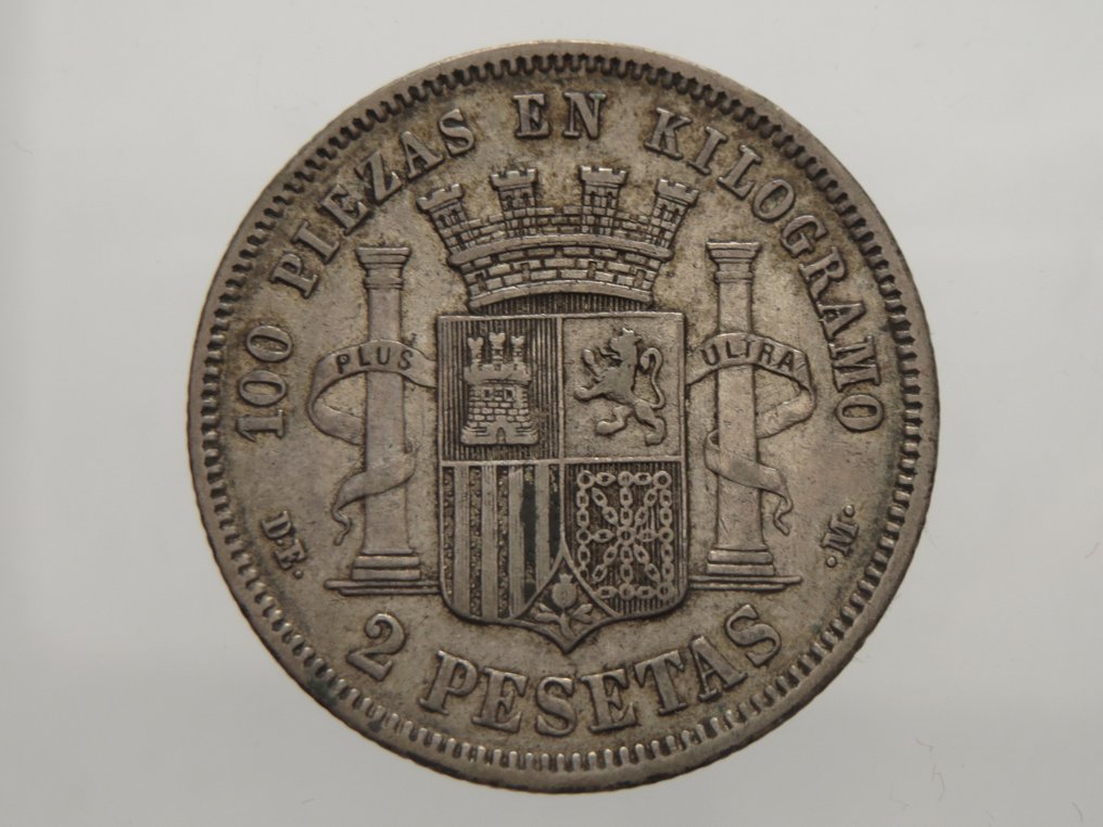 Spanyolország. 2 Pesetas 1870 (Nincs minimálár) #1.0