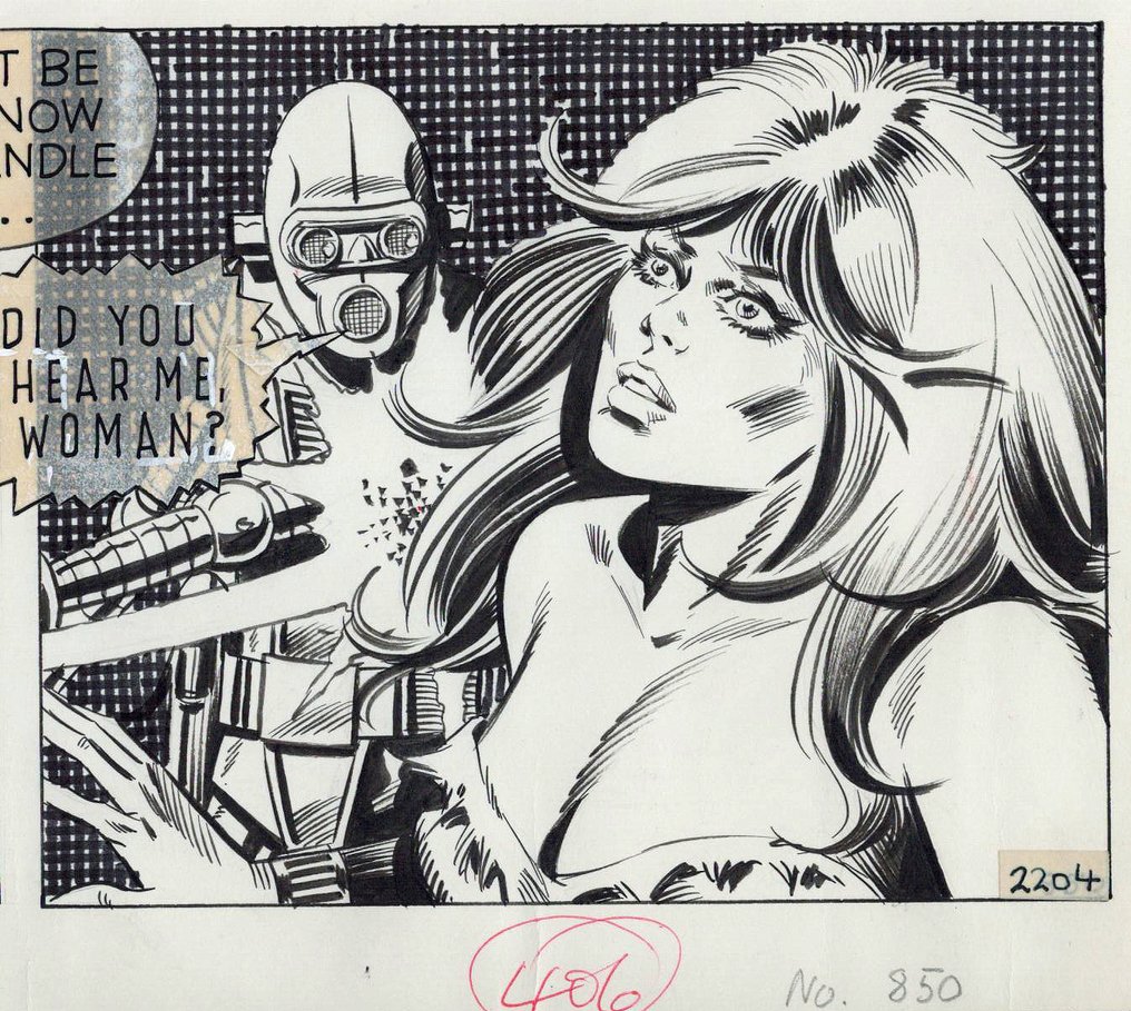 Romero, Enric Badia - 原始已发布的艺术品 - AXA Comic Strip No. 2204 (1985) #3.2