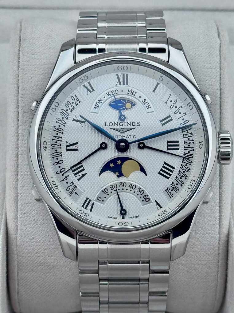 Longines - Master Collection Retrograde Automatic  Moon Phase - L2.738.4.71.6 - Mænd - 2025 #2.1
