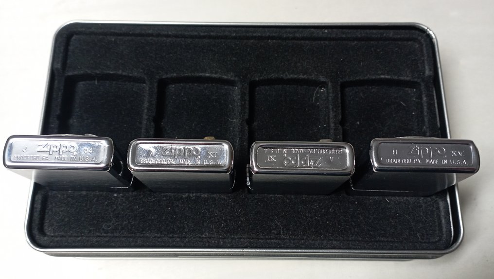 Zippo - Cascos de RUGBY - No reserve price - Pocket lighter - Chrome -  (4) #3.2