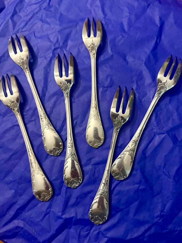 Christofle - 叉 (6) - Marly - 鍍銀 #3.2