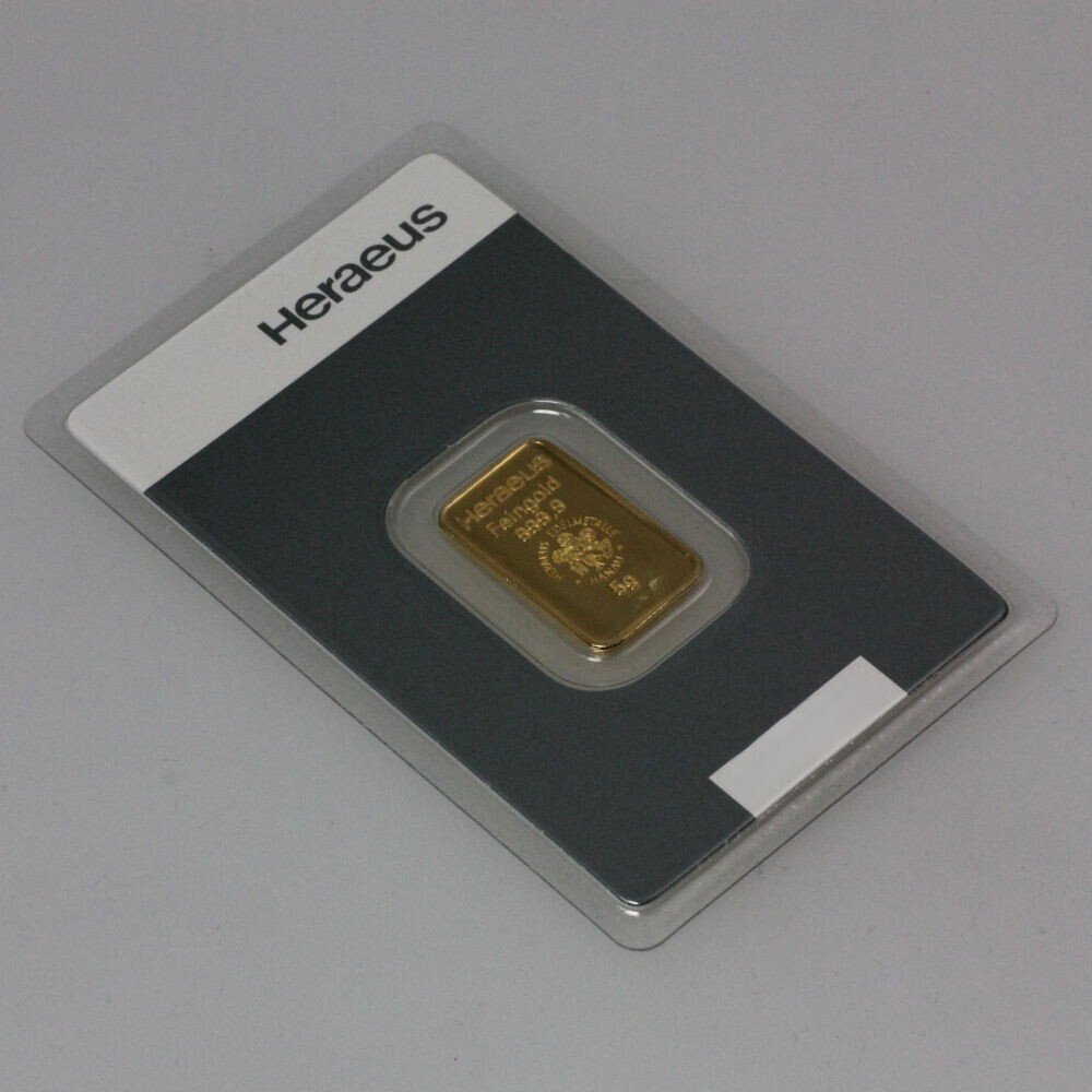 5 grammi - Oro .999 - Heraeus - Sigillato e con certificato #2.1