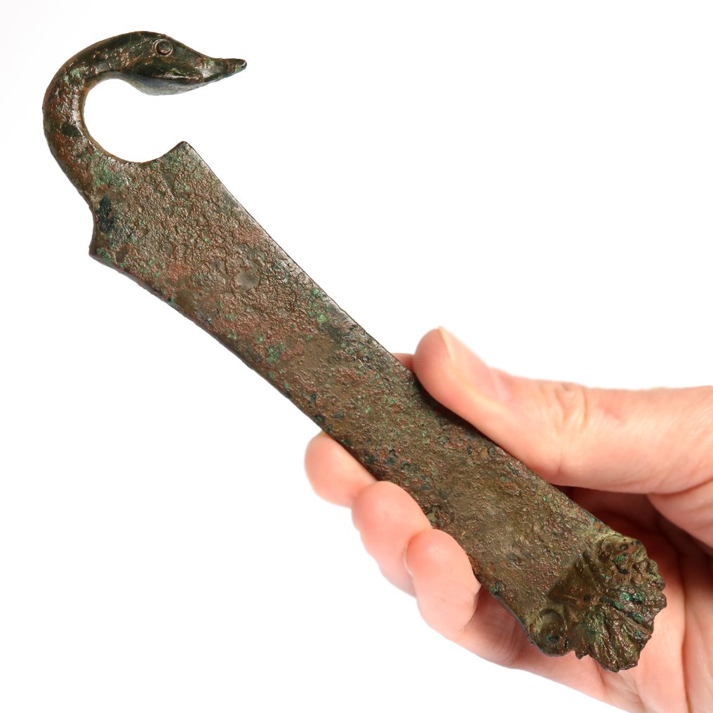 Etrusca Bronze Alça com terminação de cabeça de pato (Sem preço de reserva) #4.3