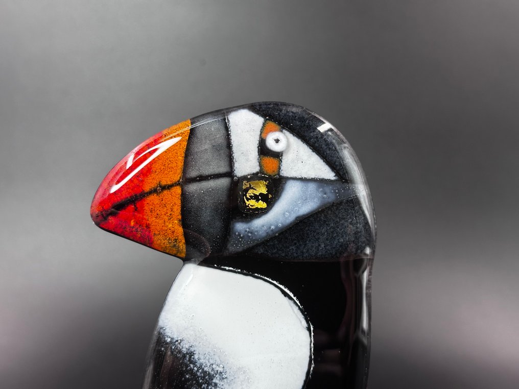 Studio Habrat - Figurine - Puffin (2) - fusing #3.2