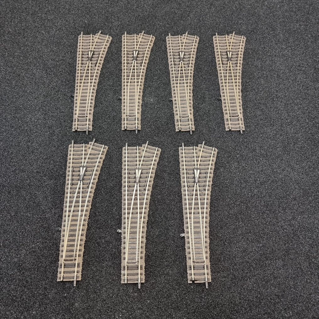 Fleischmann H0 - 6171W, 6140 - Machetă set șine de tren (7) - Schimburi profesionale în stare nouă. #1.0