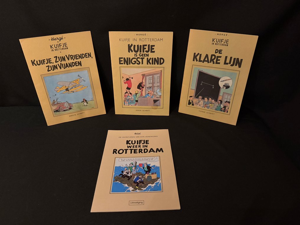 Kuifje in Rotterdam - 3 专辑 + 独特而罕见的邀请函 #1.0