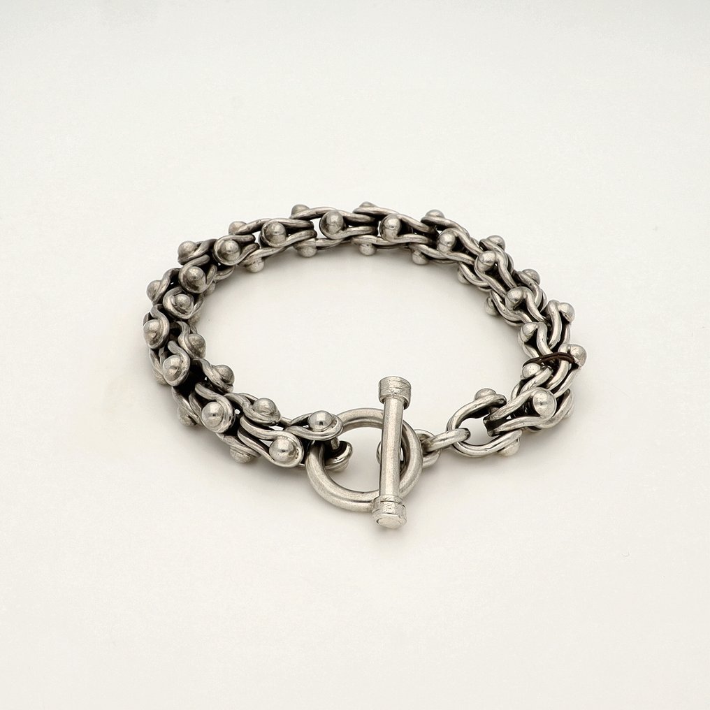 Zonder minimumprijs - Schakelarmband Zilver #2.1