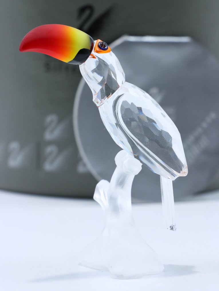 Statuetta - Swarovski Crystal - Toekan (Boxed + certificate) - Cristallo #1.0