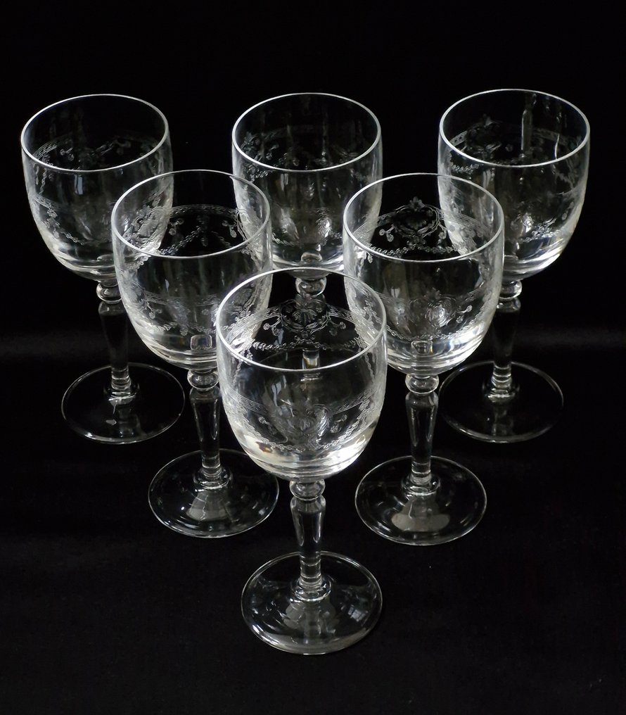 D'arques Crystal Paris - Drinkset (11) - Dampierre - Kristal - 6xWijn-/5xCordial Glazen #2.1