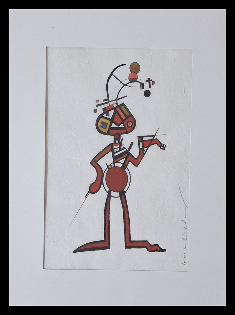 Emma Wildfang - Triptych The Ant (and the Aardvark) "Tribute series"- Icons Reimagined "Wassily Kandinsky" #4.3