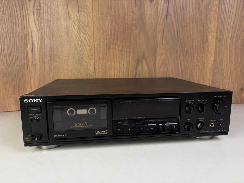 Sony - TC-K630ES - ES Series - 3 Head Cassette recorder-player #1.0