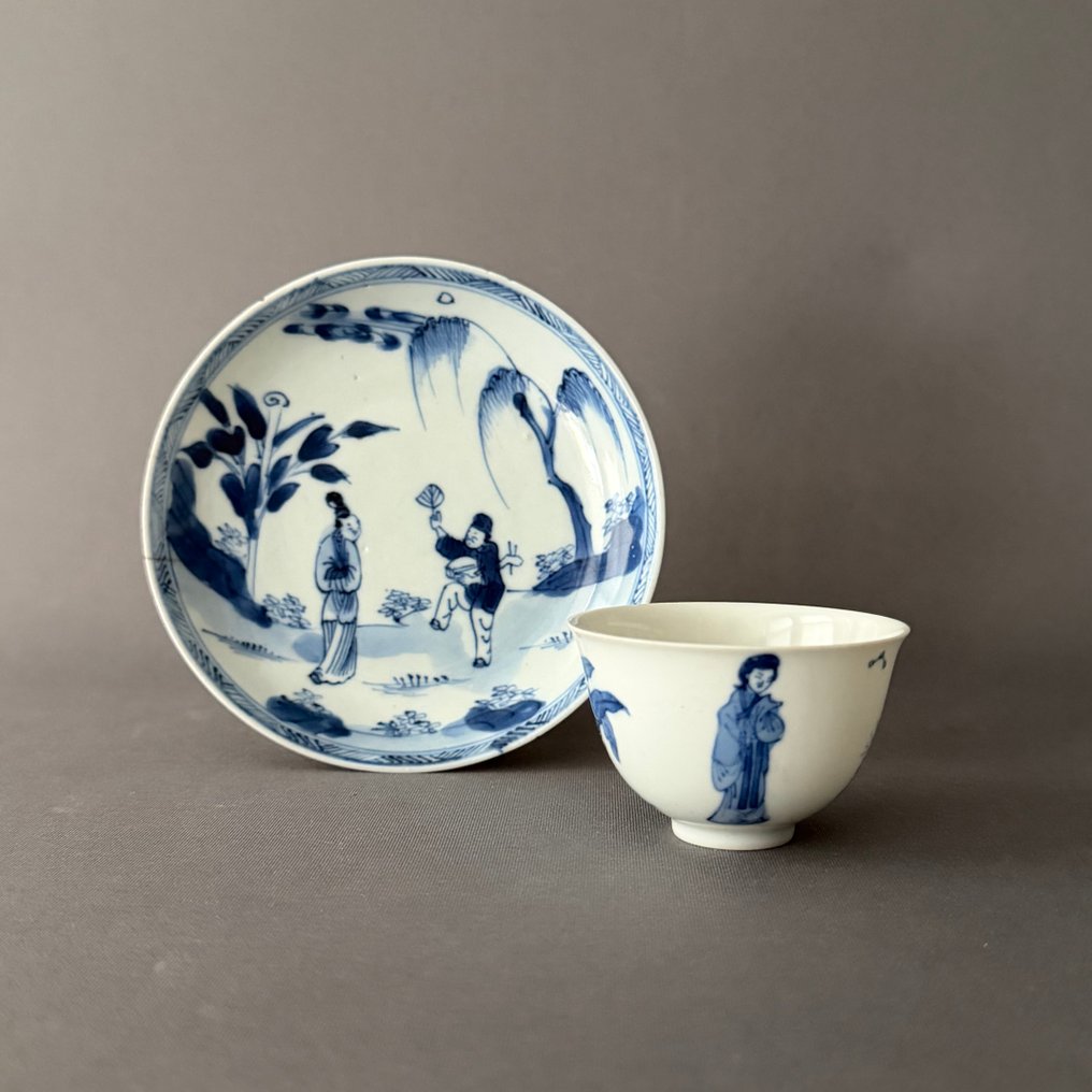 Tasse et soucoupe (2) - Porcelaine #1.0