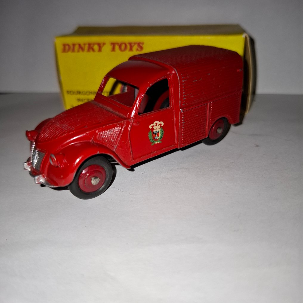 Dinky Toys 1:43 - Βαν μοντελισμού - Citroën 2CV Fourgonnette - Αργότερα Repro Box #2.1