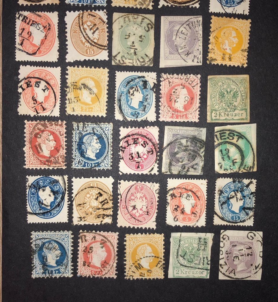 Αυστρία 1850/1867 - Αυστρία 1850/1867, υπερβολική χρήση μετοχών, υψηλός κατάλογος. #2.1