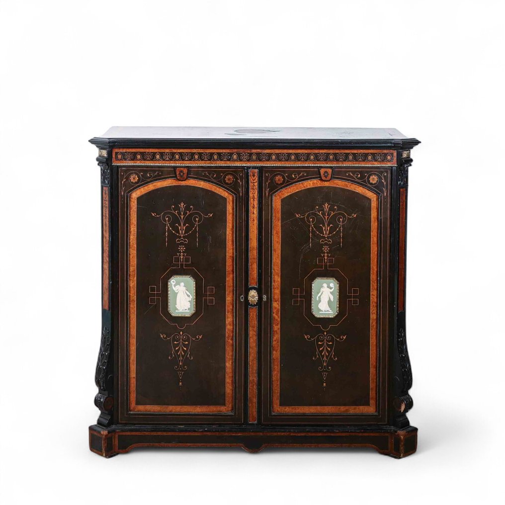 Side table - Lacquered Madeira, Gilt bronze - Napoleon III style #1.0