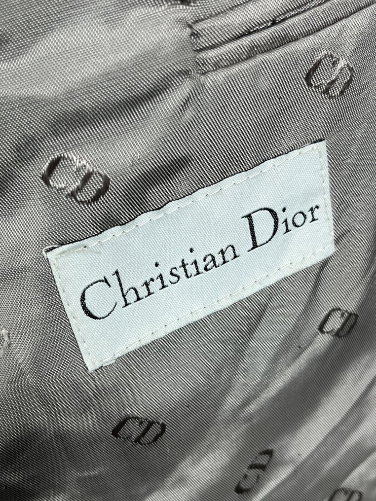 CHRISTIAN DIOR Paris Exclusive Monogram Luxury Classic 100% wool Blazer Coat Tg. M - slim fit -  NO - Blazer #1.0