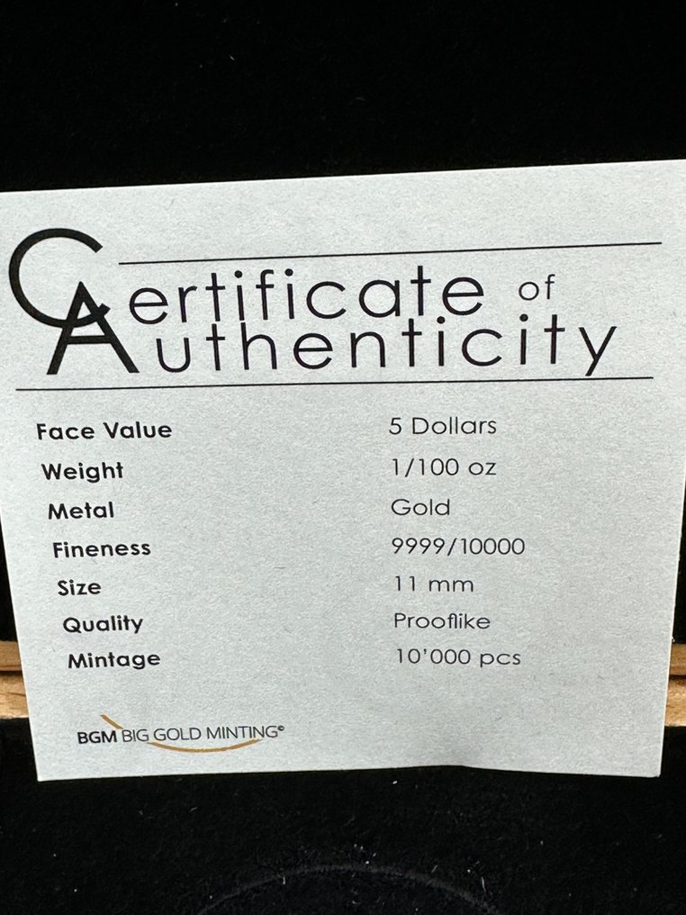 Ilhas Cook. 5 Dollars 2017 'In Memory of Princess Diana' Prooflike  (Sem preço de reserva) #3.2