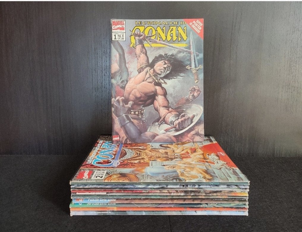 Conan, a barbár nn. 1/13 - Le Cronache Serie Completa con Super Poster - 13 Comic - 1995 #1.0