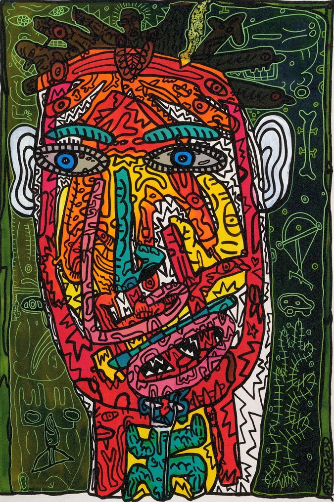 Robert Combas (1957) - Portrait #4.3