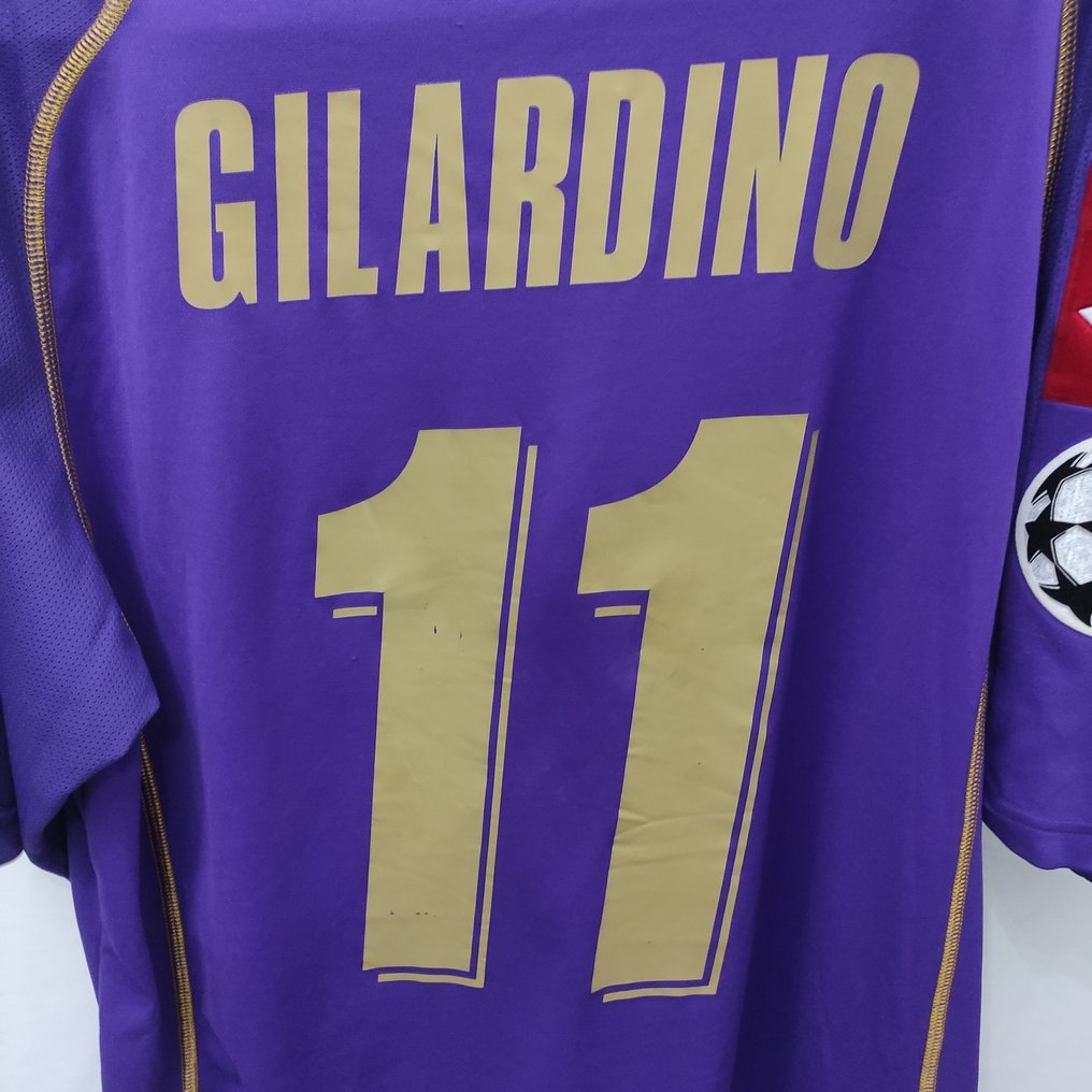 Fiorentina - 意大利足球联盟 - Alberto Gilardino - 2008 - 足球衫 #1.0
