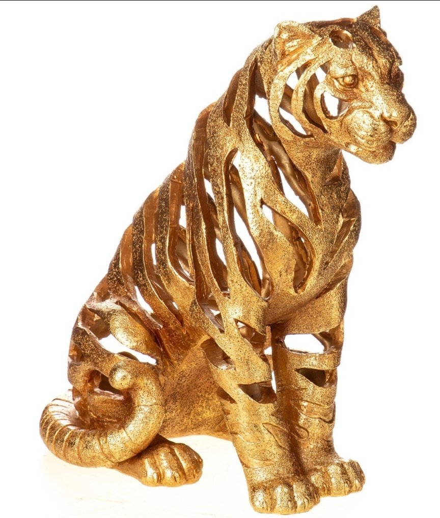 Statuetta - Tiger Figur Polyresin 27CM No Reserve Price - polyresin #1.0