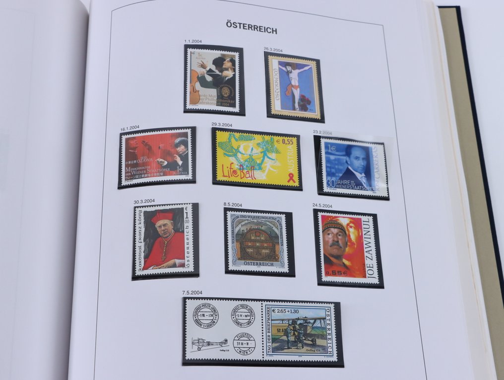 Αυστρία 1963/2004 - Φρέσκια συλλογή σε άλμπουμ Davo. #2.1