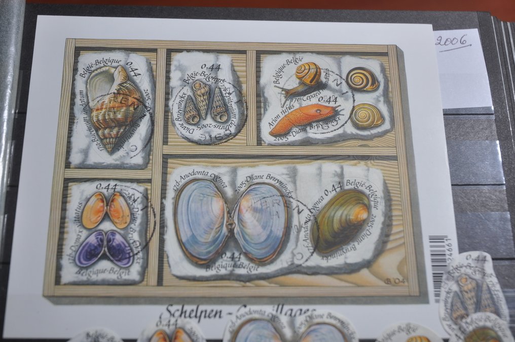 Βέλγιο  - Μεγάλη συλλογή μέχρι το 2008 σε ένα πολυτελές άλμπουμ Leuchtturm και σε stockboeken (238 #2.1