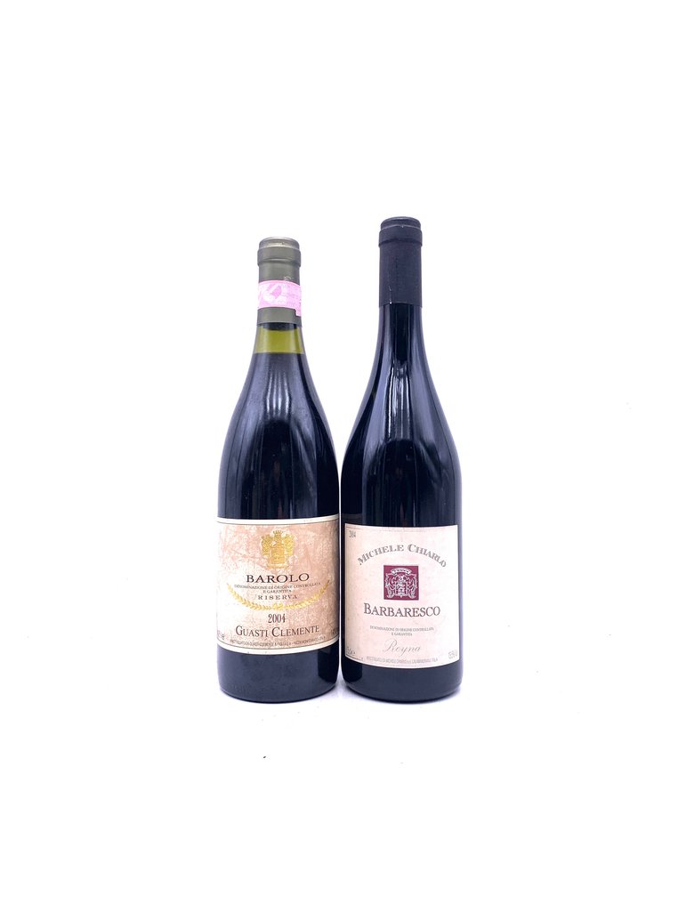 2004 Michele Chiarlo "Reyna" Barbaresco & Guasti Clemente Riserva - Barolo - 2 Pullot (0.7 L) #1.0