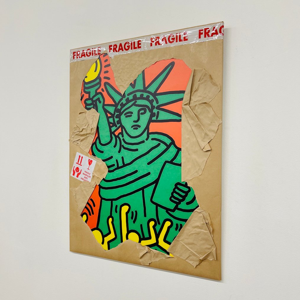 AIIROH - Escape From The Museum - Statue Of Liberty by Keith Haring #3.2