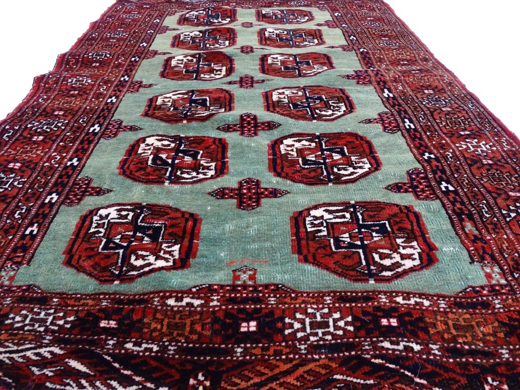 Buchara - No-Reserve - Rengjort - Tæppe - 140 cm - 94 cm #1.0