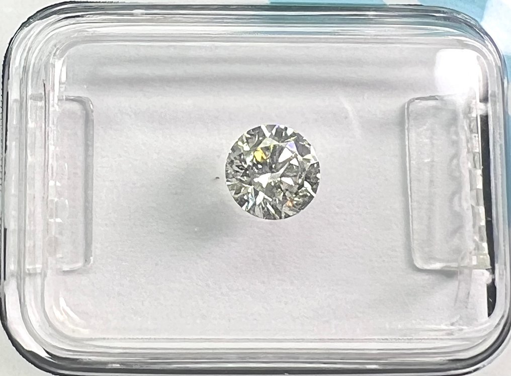 没有保留价 - 1 pcs 钻石 (天然) - 0.53 ct - 圆形 - H - I1 内含一级 - 国际宝石研究院(IGI) #1.0