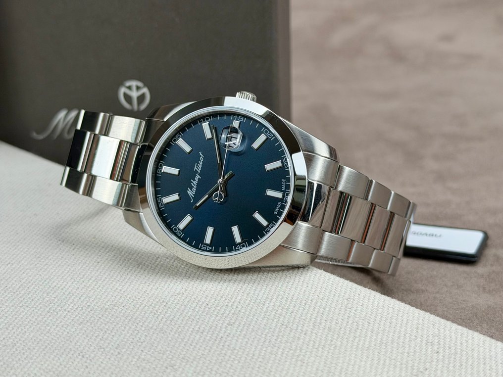 Mathey-Tissot - Mathy Date Blue dial - No reserve price - H450ABU - Men - 2020+  #2.1